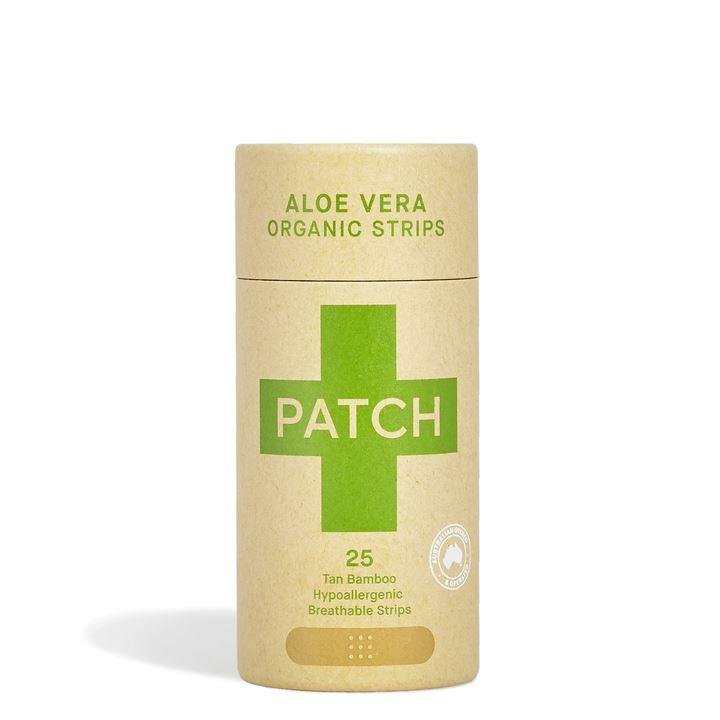 PATCH - Organic Bamboo Biodegradable Plasters - Aloe Vera (25 plasters)