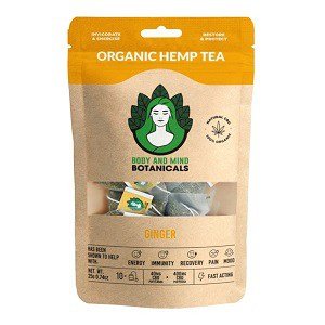 Organic Hemp Tea – Ginger – 400mg CBD