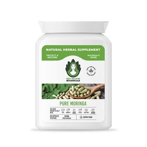 Organic Pure Moringa Leaf Powder Capsules – Immunity Boost