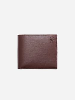Watson & Wolfe
Vegan Leather RFID Protective Wallet | Chestnut Brown & Red