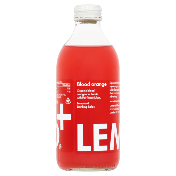 Lemonaid - Blood Orange Sparkling Soft Drink (330ml)