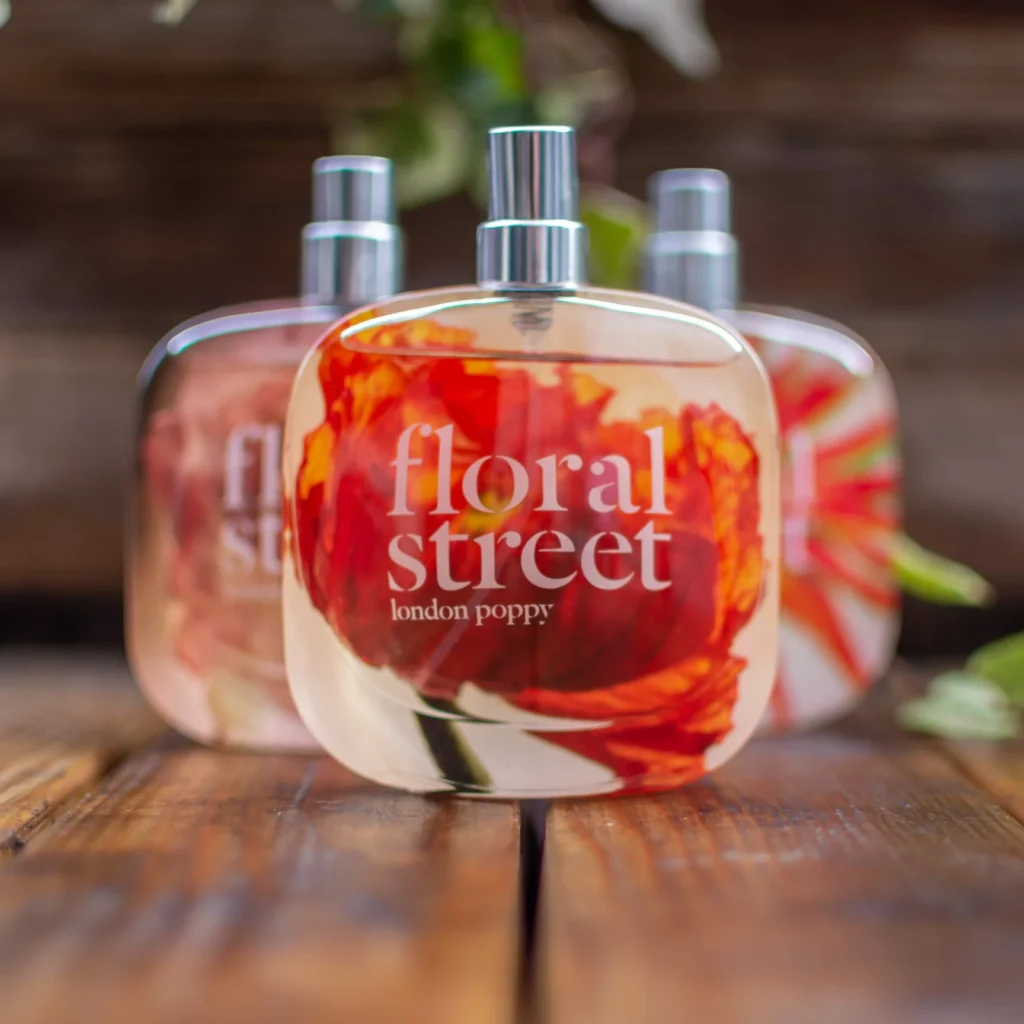 Floral street perfumes