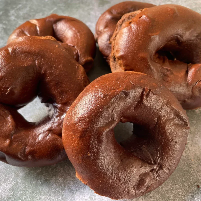NEW Chocolate Bagels Gluten Free Sourdough Packet of 5 1 edited