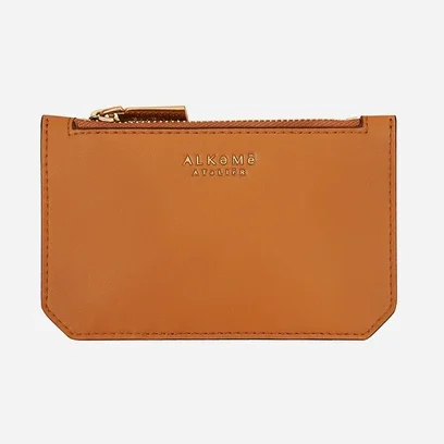 AIR Vegan Leather Credit Card Case - Tan