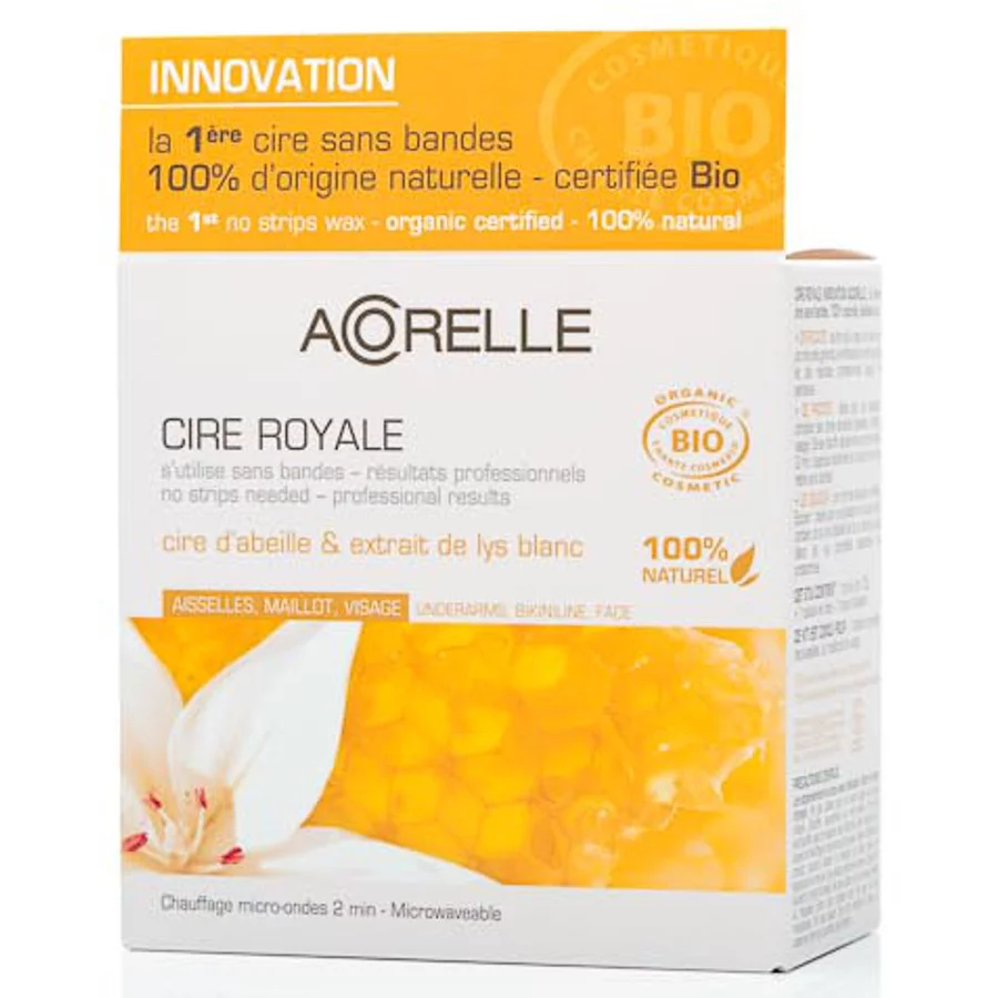 Acorelle Beeswax - Underarms, Bikini Line & Face - Royal Wax - 100g