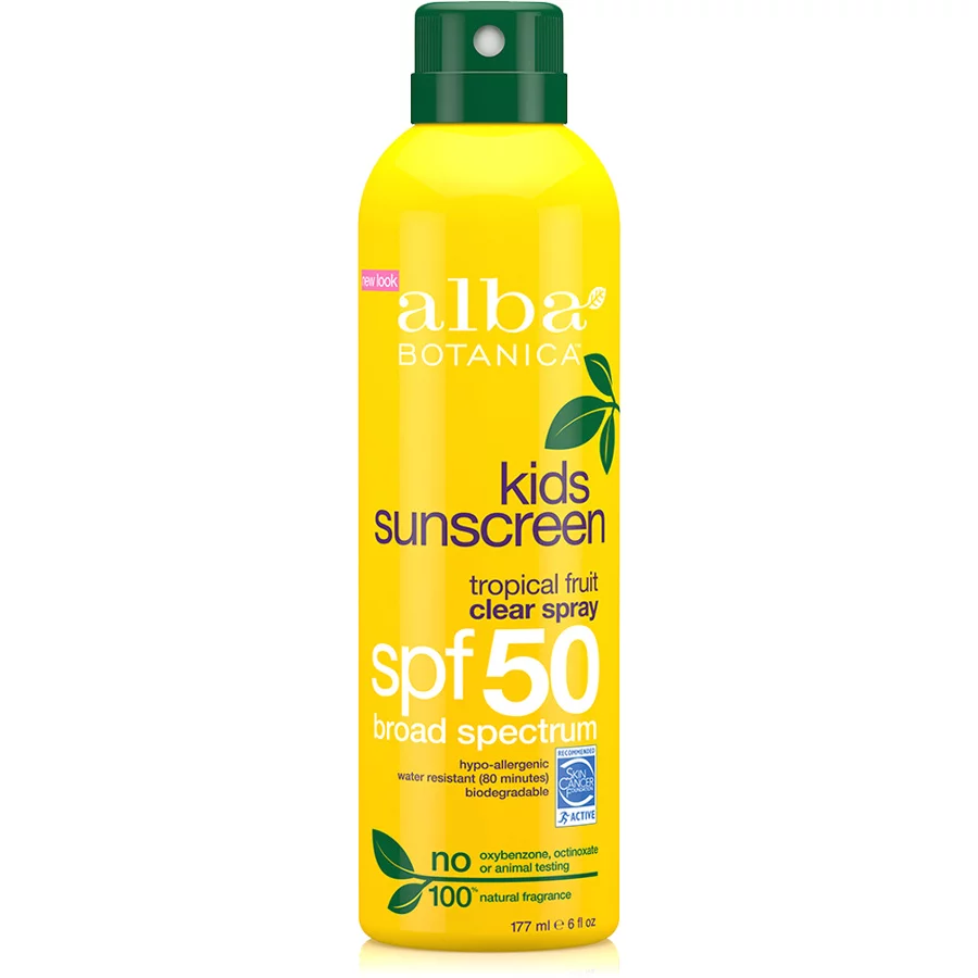 Alba Botanica Kids Clear Sunscreen Spray SPF50 - 177ml