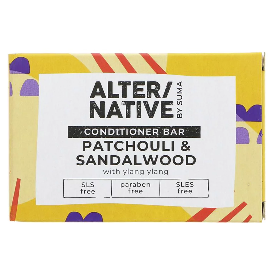 Alternative by Suma Conditioner Bar - Patchouli & Sandalwood - 90g