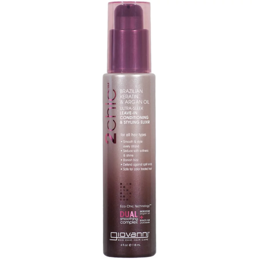 Giovanni Ultra-Sleek Leave-In Conditioner & Styling Elixir - 118ml