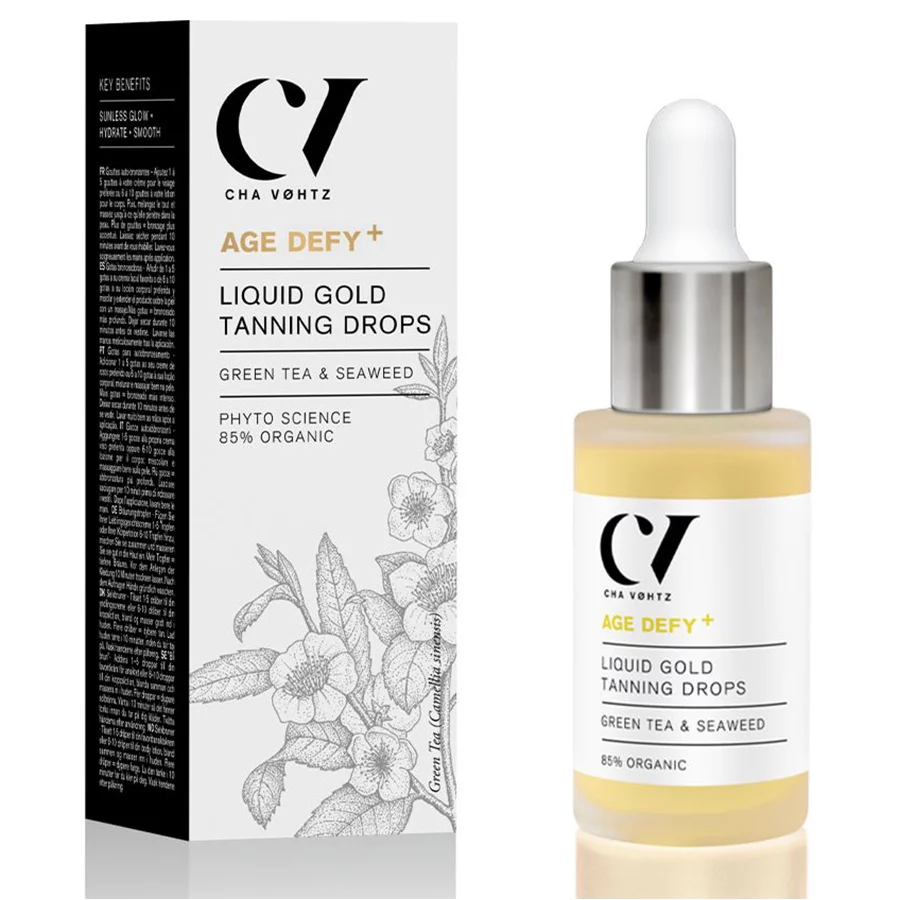 Green People Age Defy+ Liquid Gold Tanning Drops - 30ml