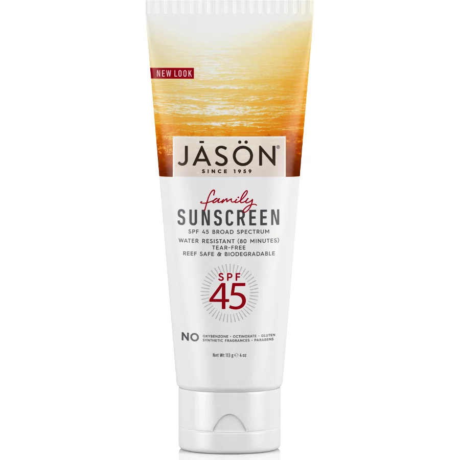 Jason Water Resistant Family Sunscreen SPF45 - 113g