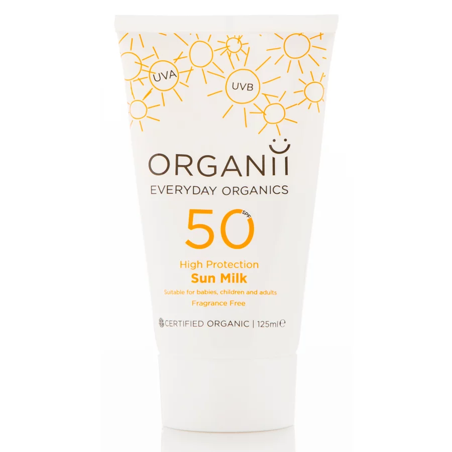 Organii SPF50 Sun Milk - 125ml