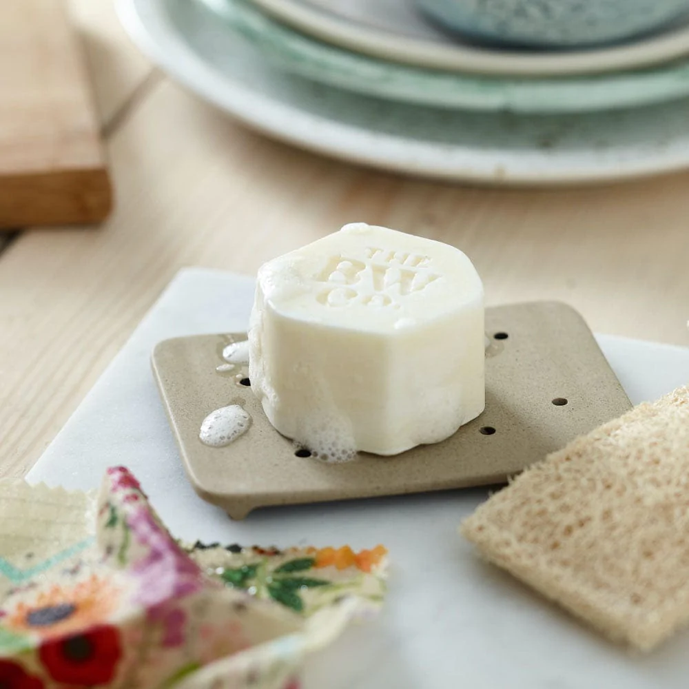 Solid Vegan Dishwashing Soap - The Beeswax Wrap Co.
