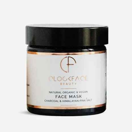 Vegan Face Mask - Charcoal and Himalayan Pink Salt 60ml