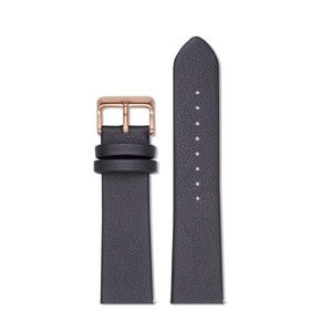Dark Grey With Brushed Rose Gold Buckle | 20mm