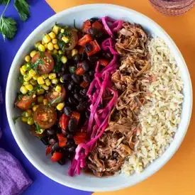 BBQ Banana Blossom Burrito