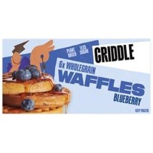 Blueberry Vegan Waffles