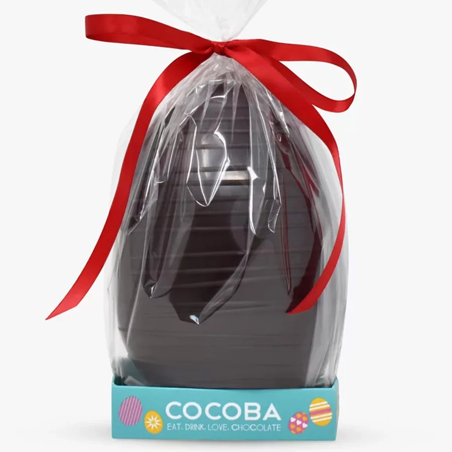 Cocoba Vegan Dark Salted Caramel Egg - 250g