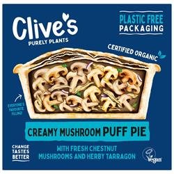 Creamy Mushroom Puff Pie