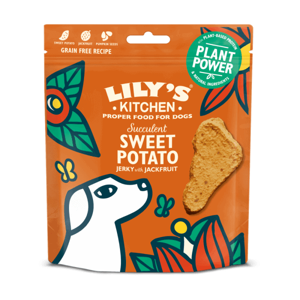Lily's Kitchen Dog Treats - Succulent Sweet Potato & Jackfruit Jerky