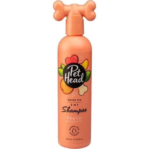 Pet Head Quick Fix 2-in-1 Dog Shampoo & Conditioner - Peach with Argan Oil
