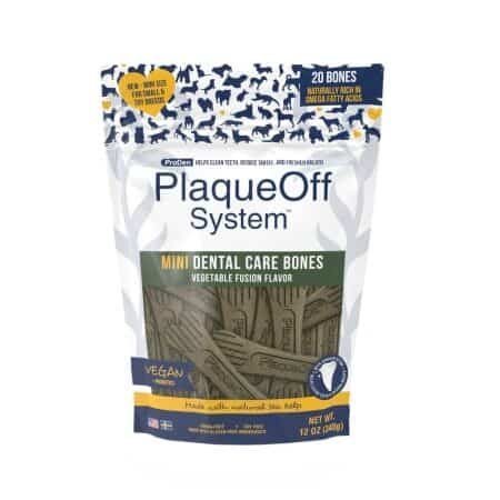 ProDen PlaqueOff Mini Dental Care Bones Small & Toy Dog Treats - Vegetable Fusion