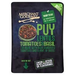Puy Lentils Tomato & Basil