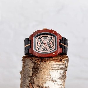 The Mahogany wooden watch