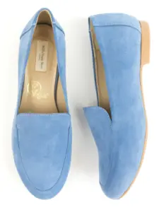 Women's blue vegan Loafers