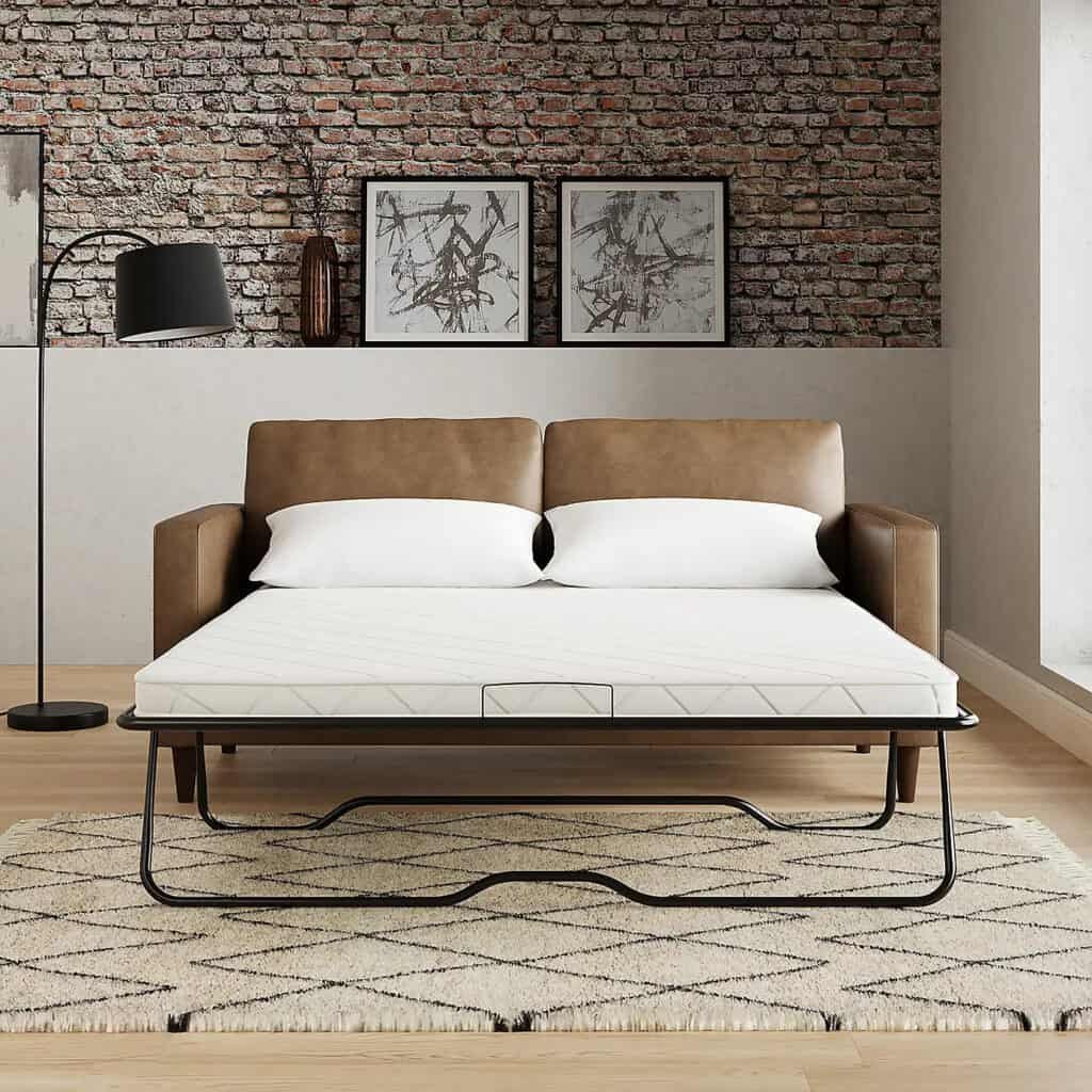 Zoe Faux Leather Sofa Bed